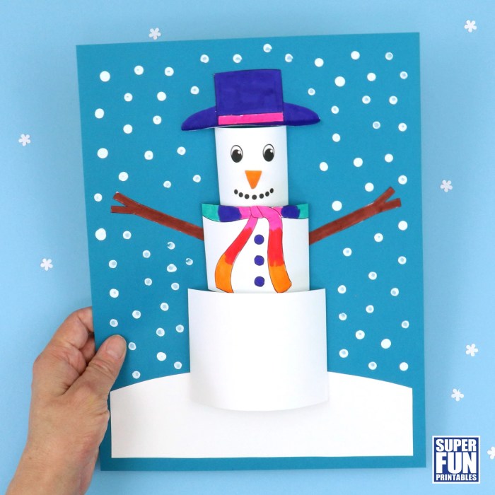 How to make a 3d snowman